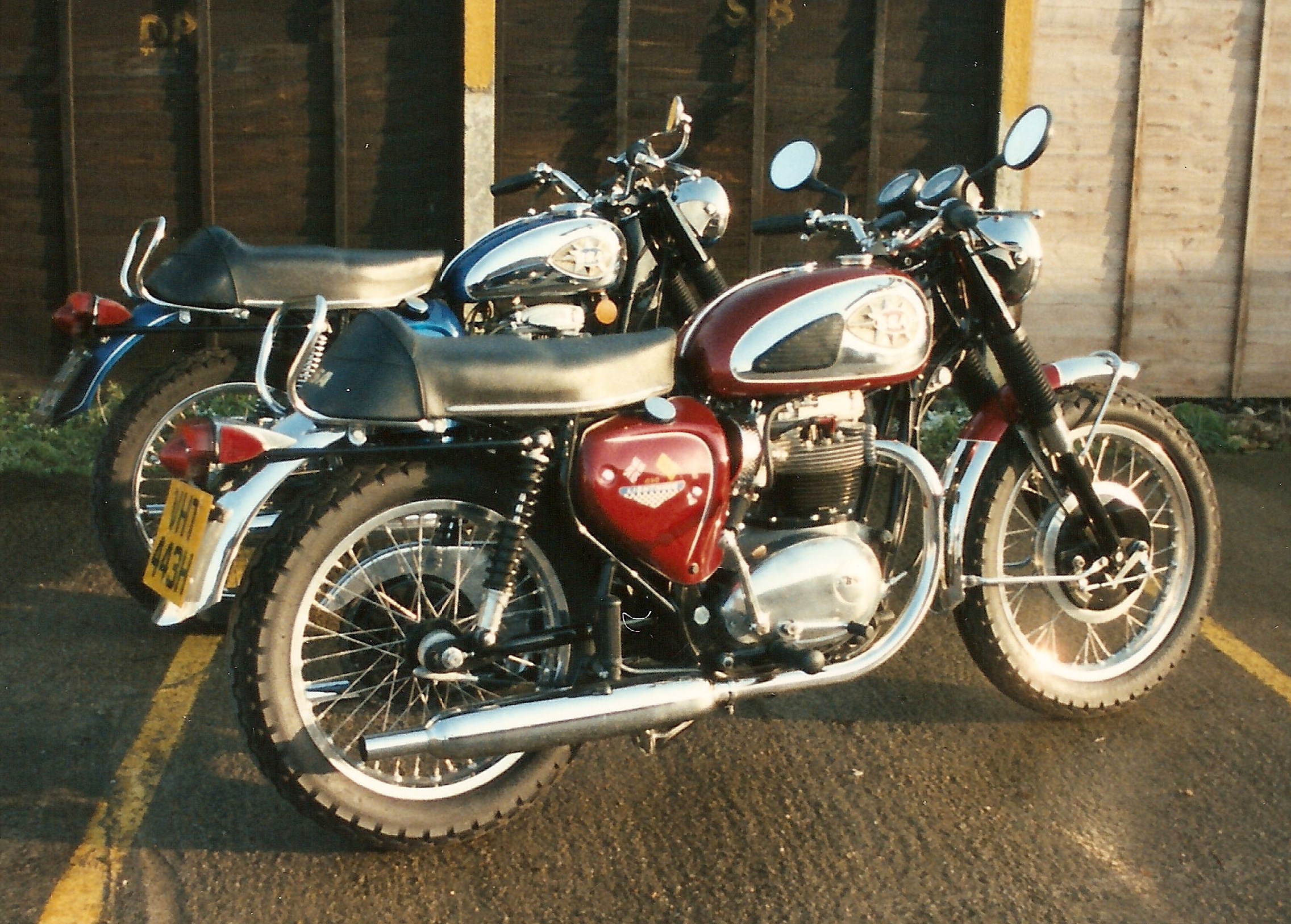 A 1970 Lightning I restored and owned for a while together with a 500cc Royal Star of the same vintage